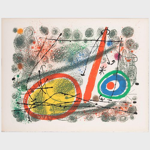 Joan MirÃ³ (1893-1983): Lithograph for the Cartones Exhibition
