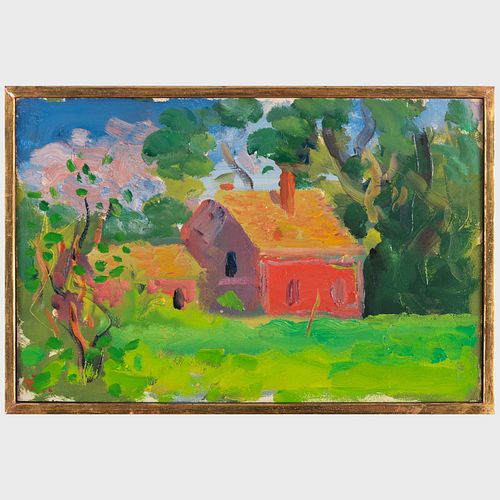 Paul Resika (b. 1929): The Red House