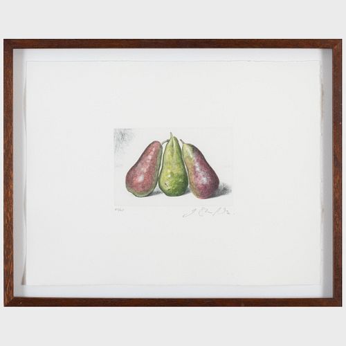 Stone Roberts (b. 1951): Three Pears