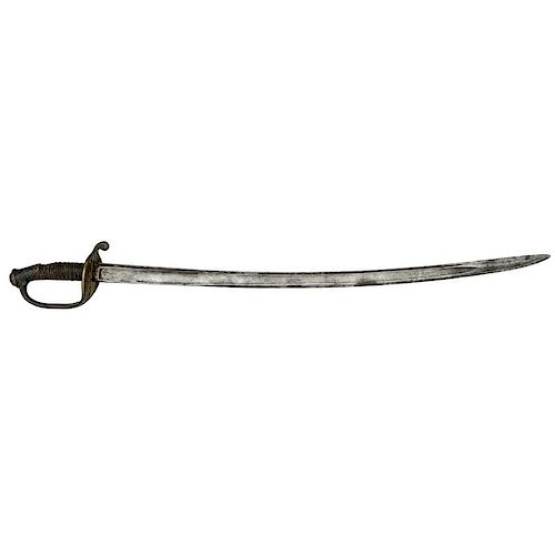 Confederate Foot Officers Sword By Memphis Novelty Works (Leech & Rigdon)  Presented To George Schwartz