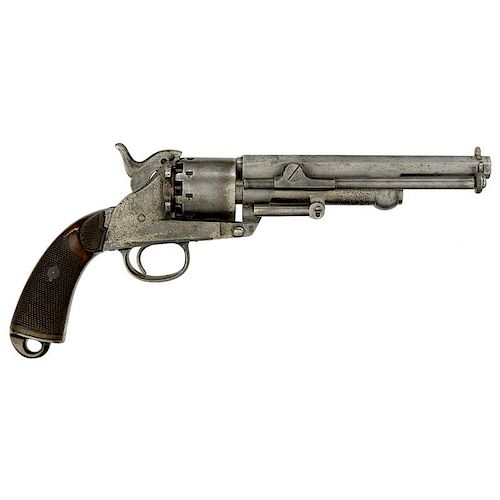 Belgian Brevet Lemat Percussion Revolver,  Presented To John D. Conley By Company H 16th Maine Vols Dec. 25th 1863