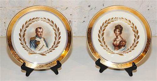 Two Royal Copenhagen Commemorative Porcelain Plates Diameter 10 5/8 inches.