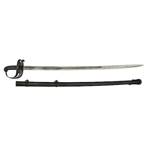 Non-Regulation Import Staff and Field Officer's Sword by Horster
