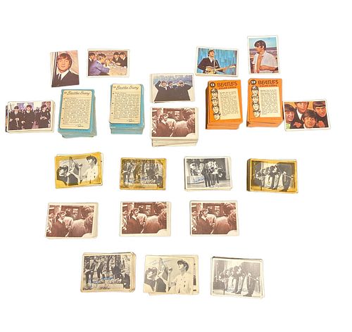 BEATLES 1964 Topps Trading Cards 1st 2nd 3rd Series Complete Sets plus Extras