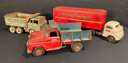 Vintage Pressed Steel Structo Trucks Collection