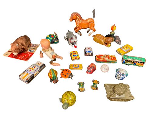 Collection Mid 20th Century Halloween Tin Toys