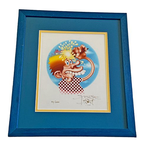 GRATEFUL DEAD Ice Cream Kid STANLEY MOUSE Signed Giclee