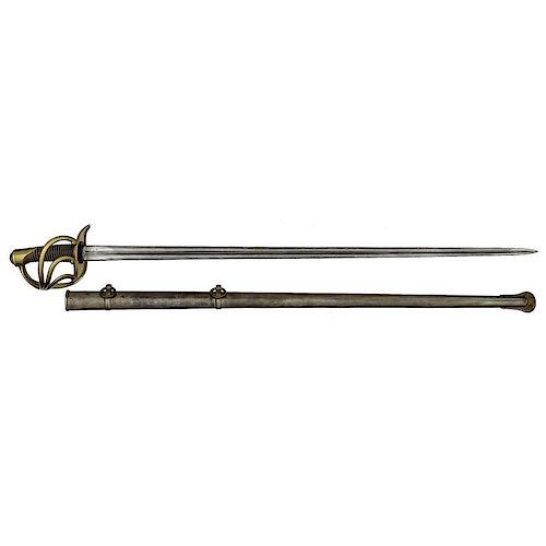 French Cuirassier Sword and Scabbard