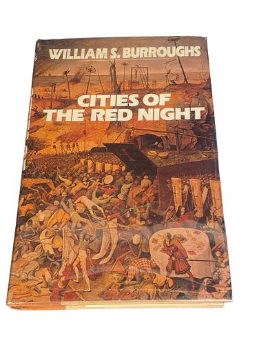 Signed WILLIAM S. BURROUGHS Cities of the Red Night 1st Ed Book 
