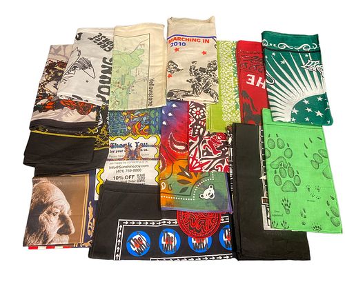 Collection GRATEFUL DEAD BOB DYLAN YELLOWSTONE THE WHO Bandanas sold at ...