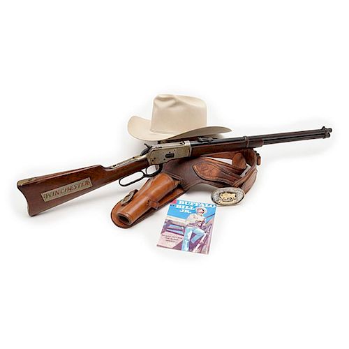 **Winchester Model 1892 Lever-Action Carbine Used in 1950's TV Series "Buffalo Bill Jr."