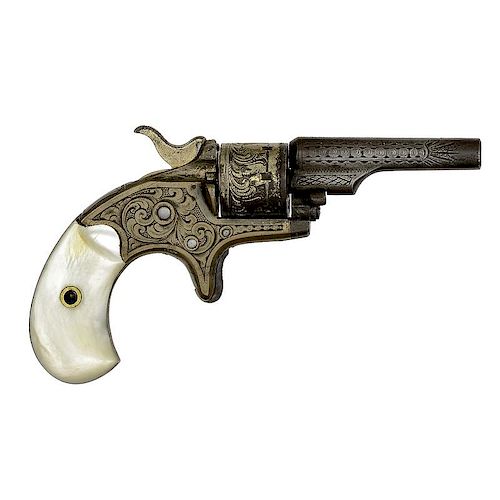 Factory Engraved Colt Open Top Pocket Revolver