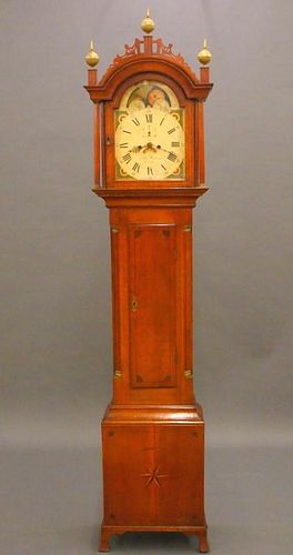 A. Hutchins NH tall clock