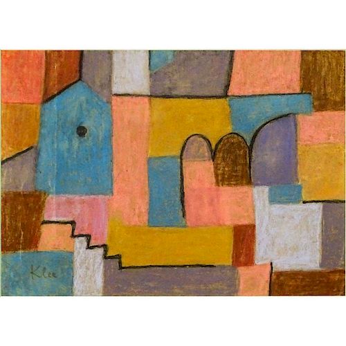 Attributed to: Paul Klee, Swiss (1879-1940) Pastel on Paper
