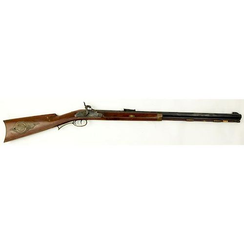Black Powder Italian "The Hawken" CAL. 54 Single Shot Rifle)