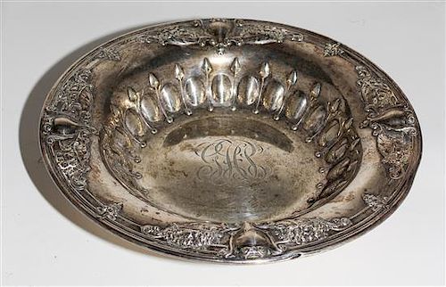 * An American Bowl, Whiting Mfg. Co., retailed by C.D. Peacock Diameter 8 3/4 inches.