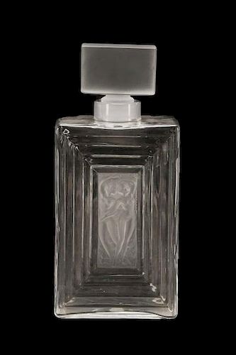 Lalique Crystal Duncan #3 Perfume Bottle Flacon