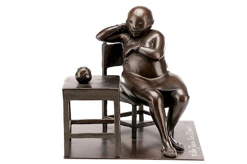 Cornelis Zitman, "Untitled (Slouching Woman)"