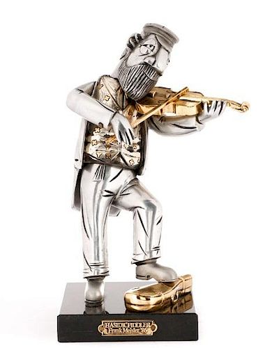 Frank Meisler, "Hasidic Fiddler", Sculpture