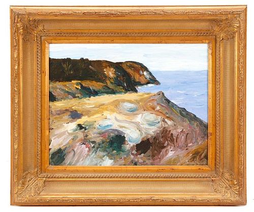 Gordon C. Bynum, "Shores of Maine", Oil on Canvas