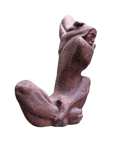 * Rudolph Edward Torrini, (American, b. 1923), Female Nude