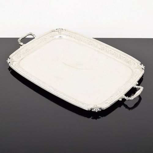 Mappin & Webb "Charles II" Sterling Silver Serving Tray