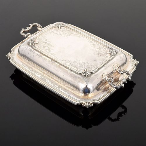 Mappin & Webb "Charles II" Sterling Silver Lidded Vegetable Dish 