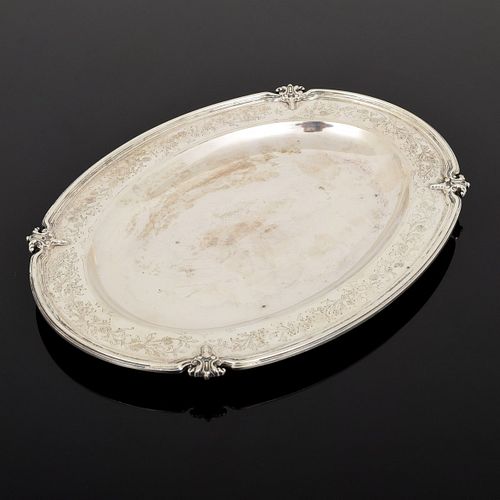 Mappin & Webb "Charles II" Sterling Silver Serving Tray