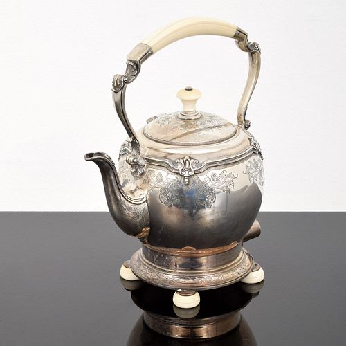 Mappin & Webb "Charles II" Sterling Silver Electric Water Kettle