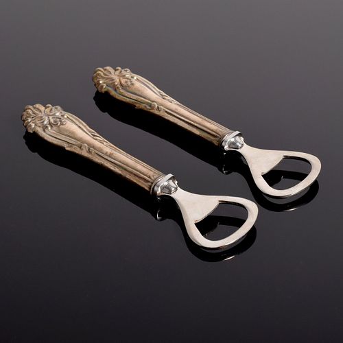Pair of Sterling Silver Bottle Openers
