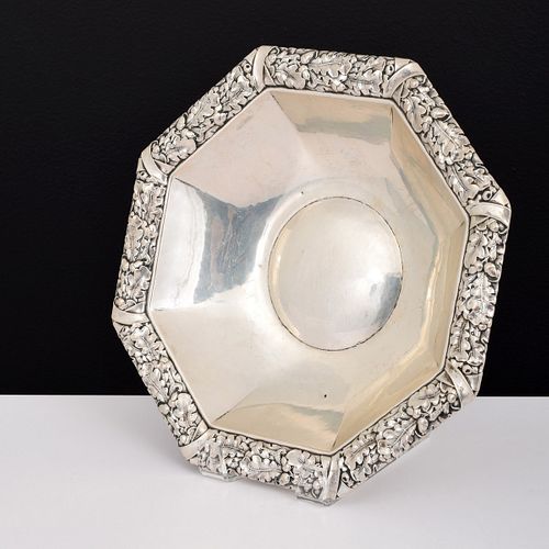 Sterling Silver Octagonal Bowl