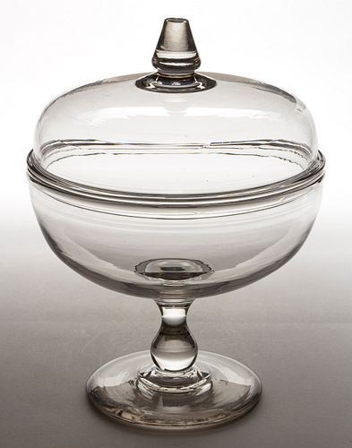 FREE-BLOWN COVERED COMPOTE