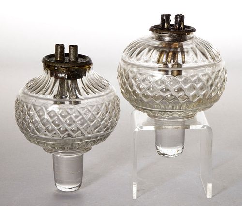 BLOWN-MOLDED GII-18 PAIR OF PEG LAMPS