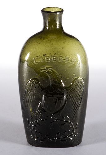 GII-62 EAGLE - WILLINGTON PICTORIAL / HISTORICAL FLASK