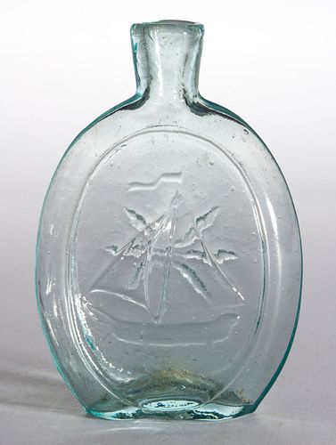 GX-8 SAILBOAT - STAR PICTORIAL FLASK