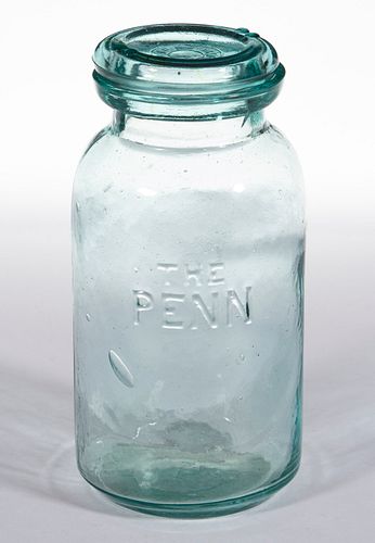 "THE PENN" BLOWN-MOLDED FRUIT JAR