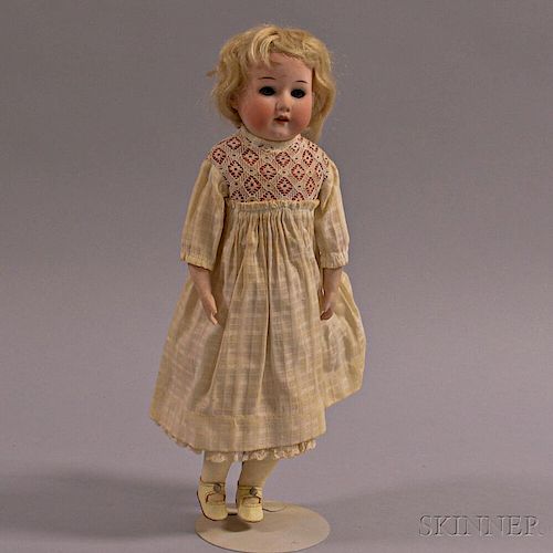 Small Bisque Shoulder Head Doll