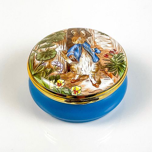 Vintage Crummles Beatrix Potter Enamel Trinket Box