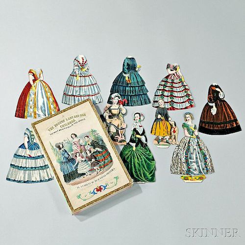 The Boston Lady and Her Children Boxed Paper Doll Set