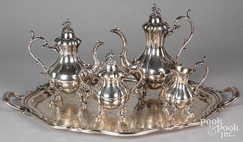 Reed & Barton silver plated tea and coffee service