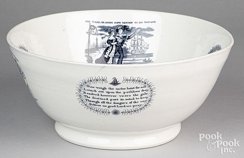 Large Staffordshire bowl
