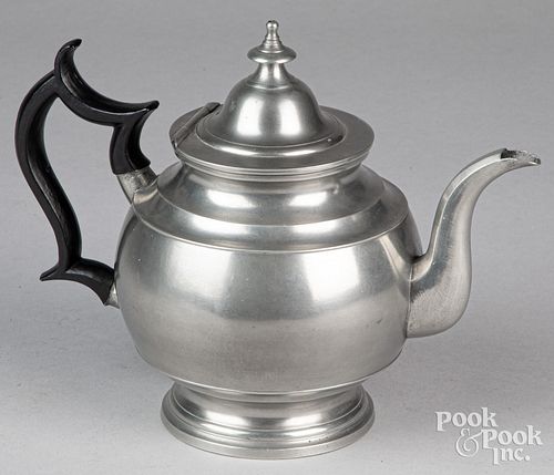 Providence, Rhode Island pewter teapot