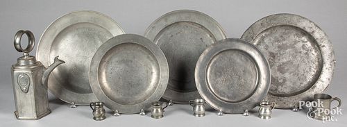 English and Continental pewter.