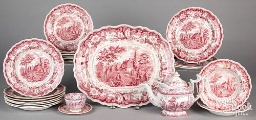 Historical red Staffordshire