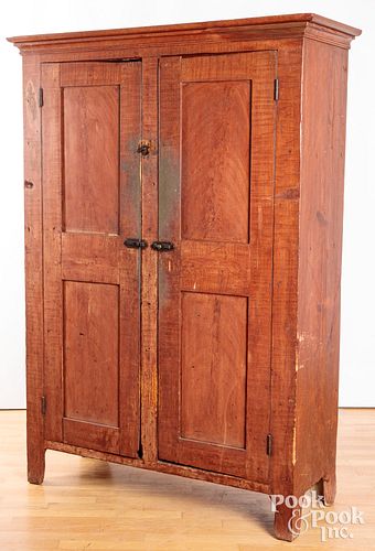 Pennsylvania painted pine canning cupboard, 19th c