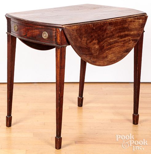 Georgian mahogany pembroke table, late 18th c.