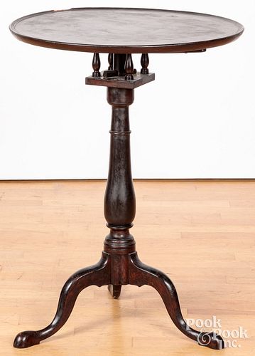 Georgian mahogany candlestand, late 18th c.