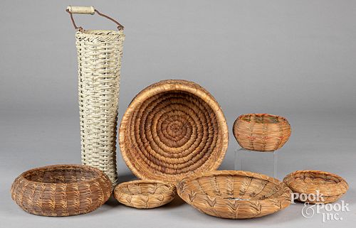 Group of basketry items