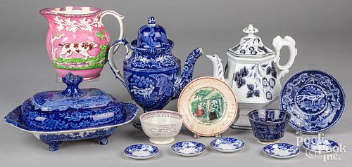 Staffordshire and related ceramics.
