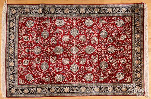 Indian silk carpet
